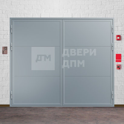 Противопожарные ангарные ворота 2-го типа ВПМ-48